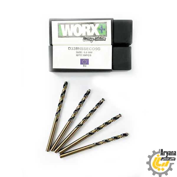 مته سایز 4 میلیمتر 5 درصد کبالت WORX (ورکس) اروپا