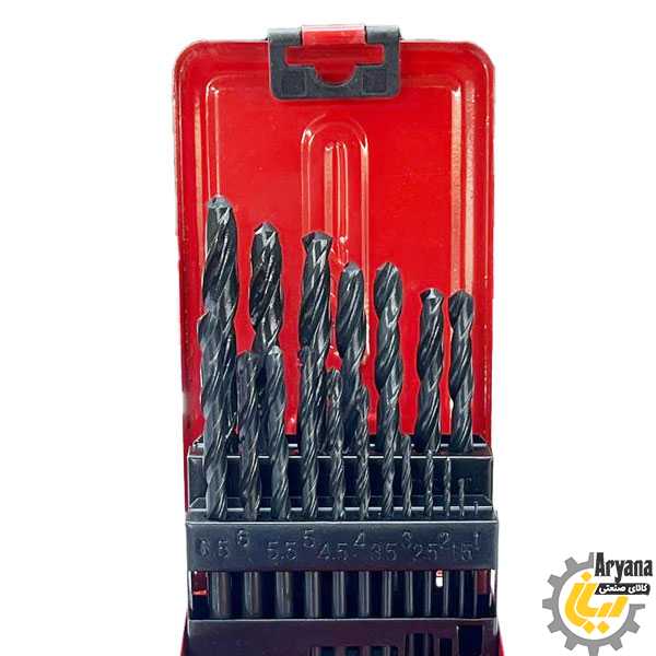جعبه مته 19 عددی 1 تا 10 میلیمتری HSS