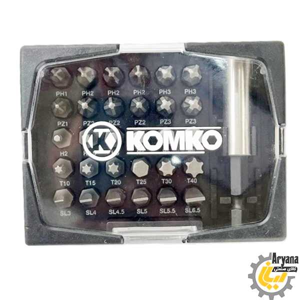 مجموعه سر پیچگوشتی 31 پارچه سر دریلی برند KOMKO (کمکو)